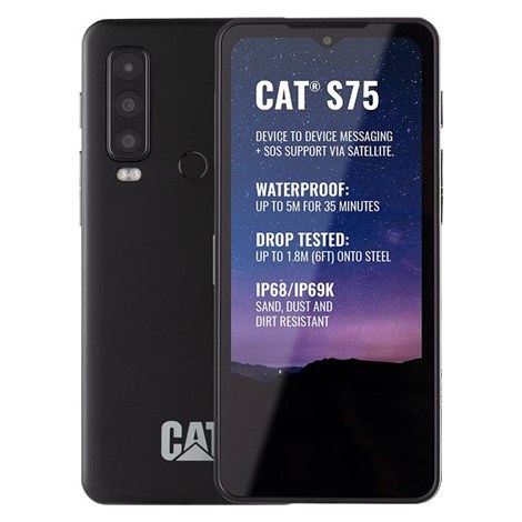 CAT | S75 | Black | 6.6 "" | IPS LCD | 1080 x 2408 | Mediatek | Dimensity 930 (6 nm) | Internal RAM 6 GB | 128 GB | microSDXC |